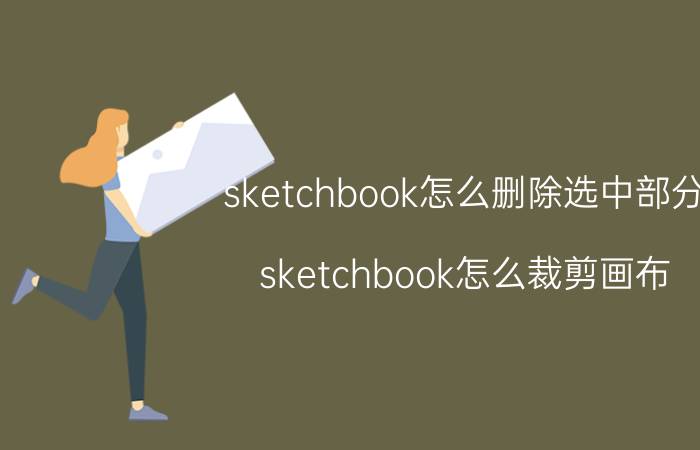 sketchbook怎么删除选中部分 sketchbook怎么裁剪画布？